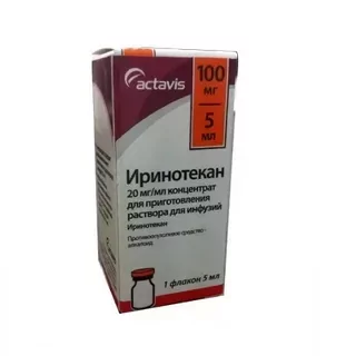 Иринотекан конц. д/инфуз. 20мг/мл. фл. 5мл. N1(Иринотекан)