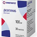 Дазатиниб-Онкотаргет таб., покр. пленочной оболочкой, 100 мг: 30 шт. (дазатиниб)