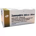 Завицефта пор. д/конц. 2000мг.+500мг. фл. №10 (Цефтазидим+Авибактам)