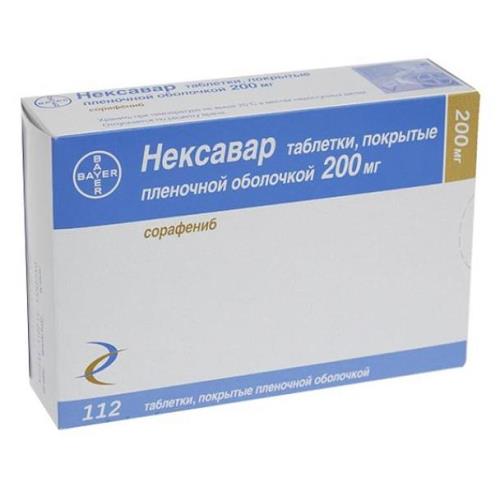 Нексавар таб. плен/об 200мг. N112(сорафениб)